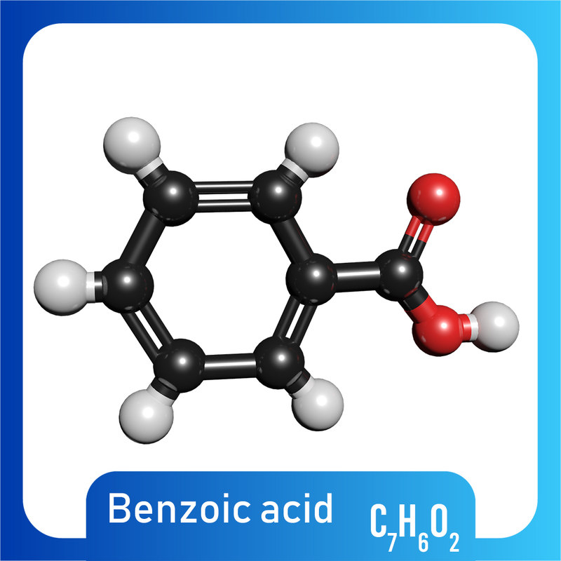 C H O Molecule Benzoic Acid D Model Turbosquid