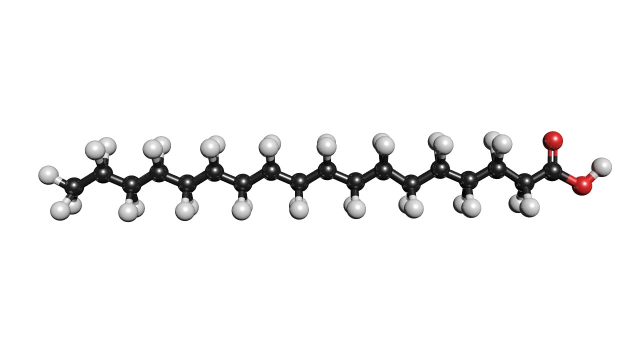 3D Stearic Acid Molecule C18h36o2 TurboSquid 1427134