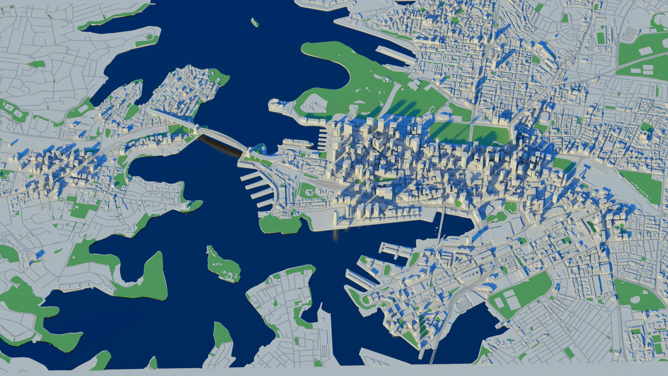 悉尼3d城市3d模型