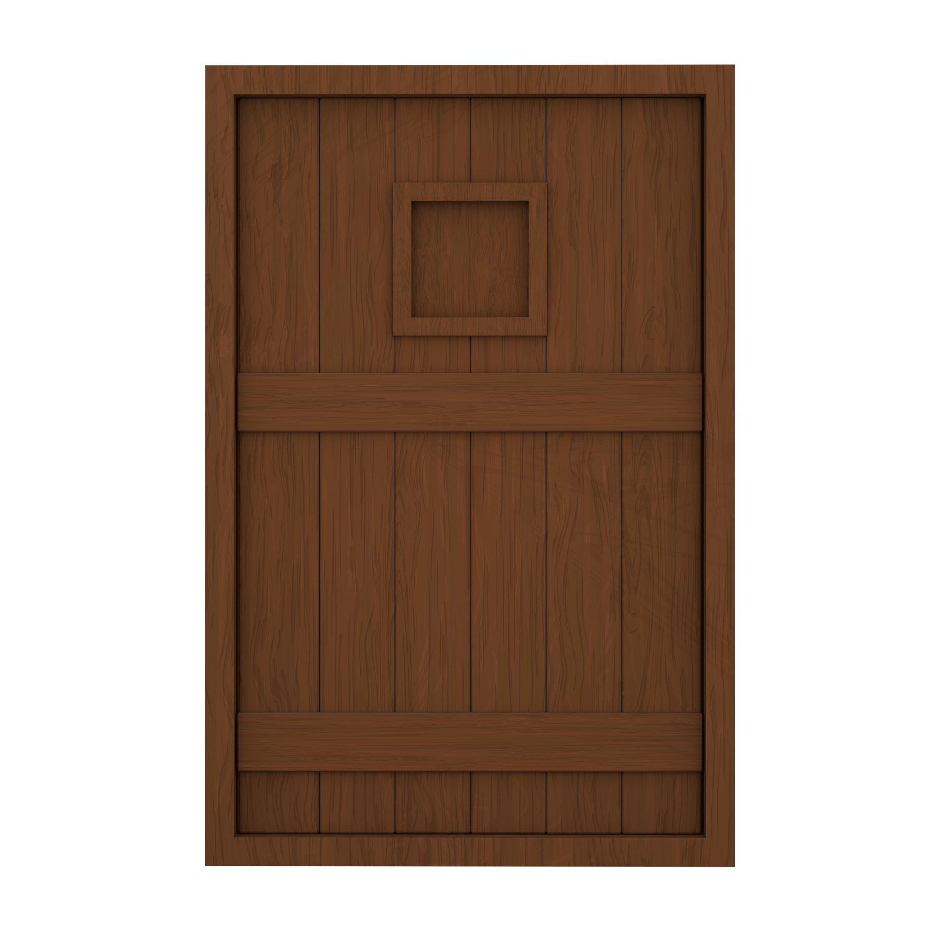 cartoon pack medieval door 3d model