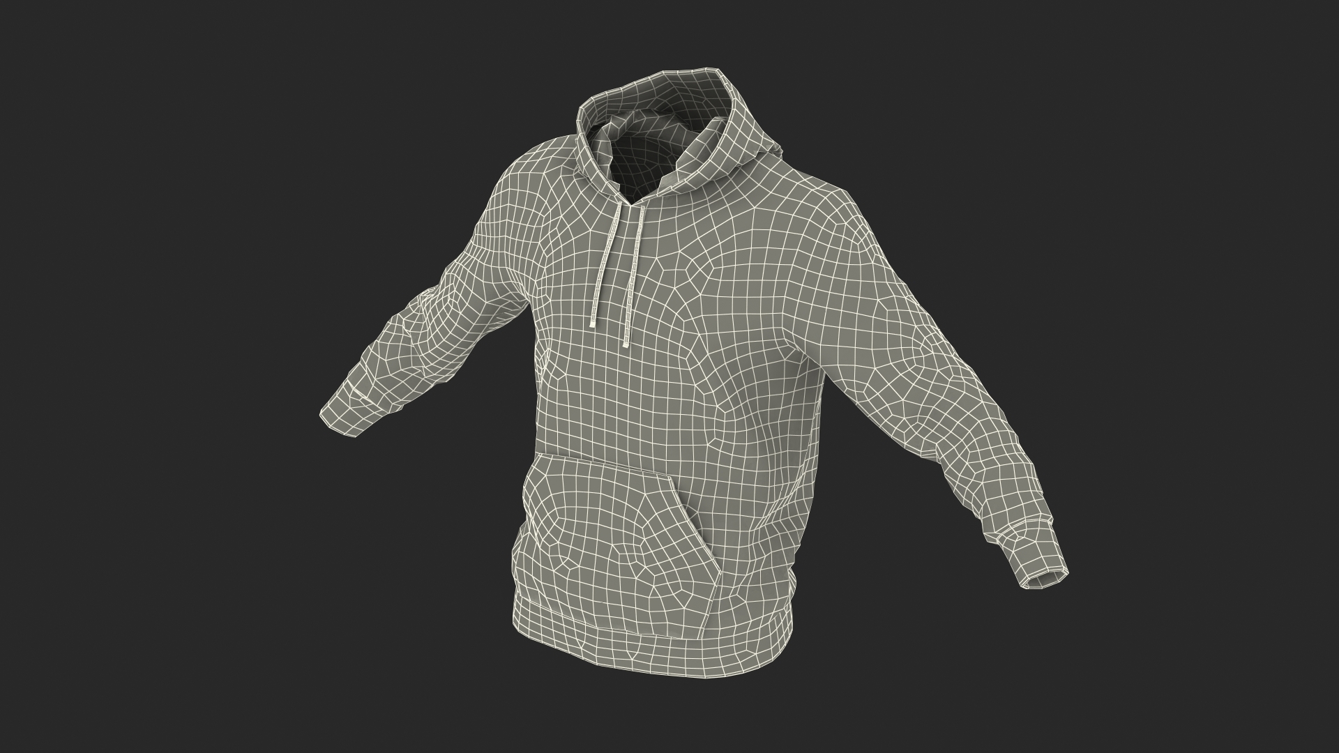 3d blue nike hoodie lowered model