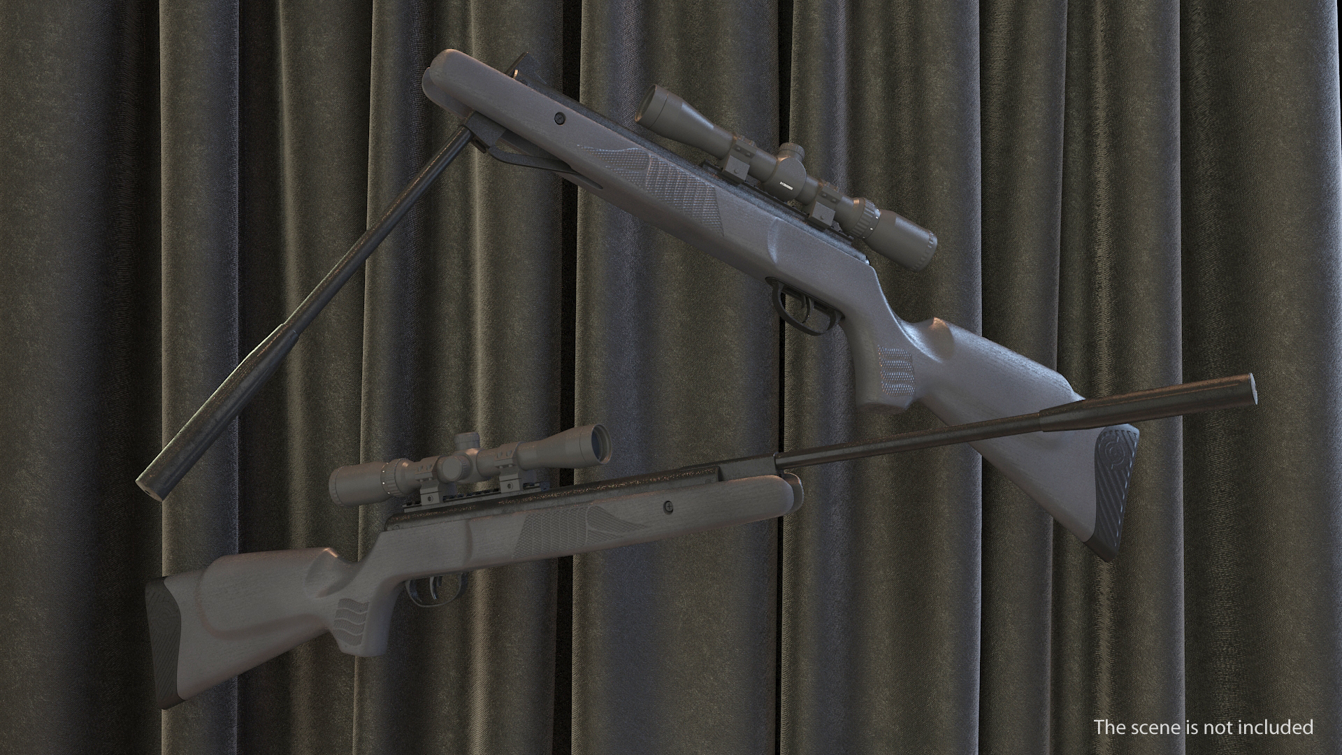 3d model break barrel air rifle