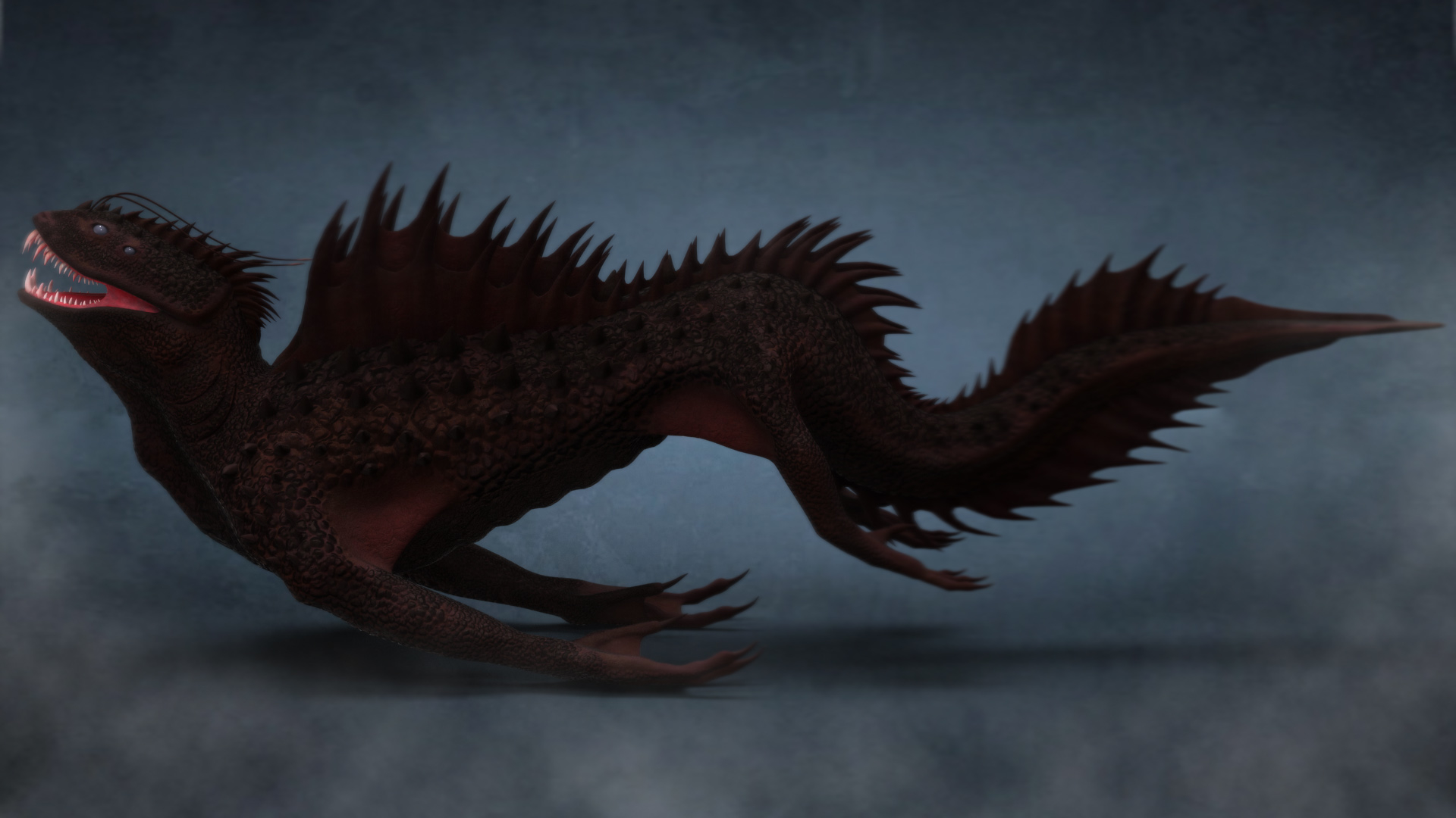 3d sea dragon model