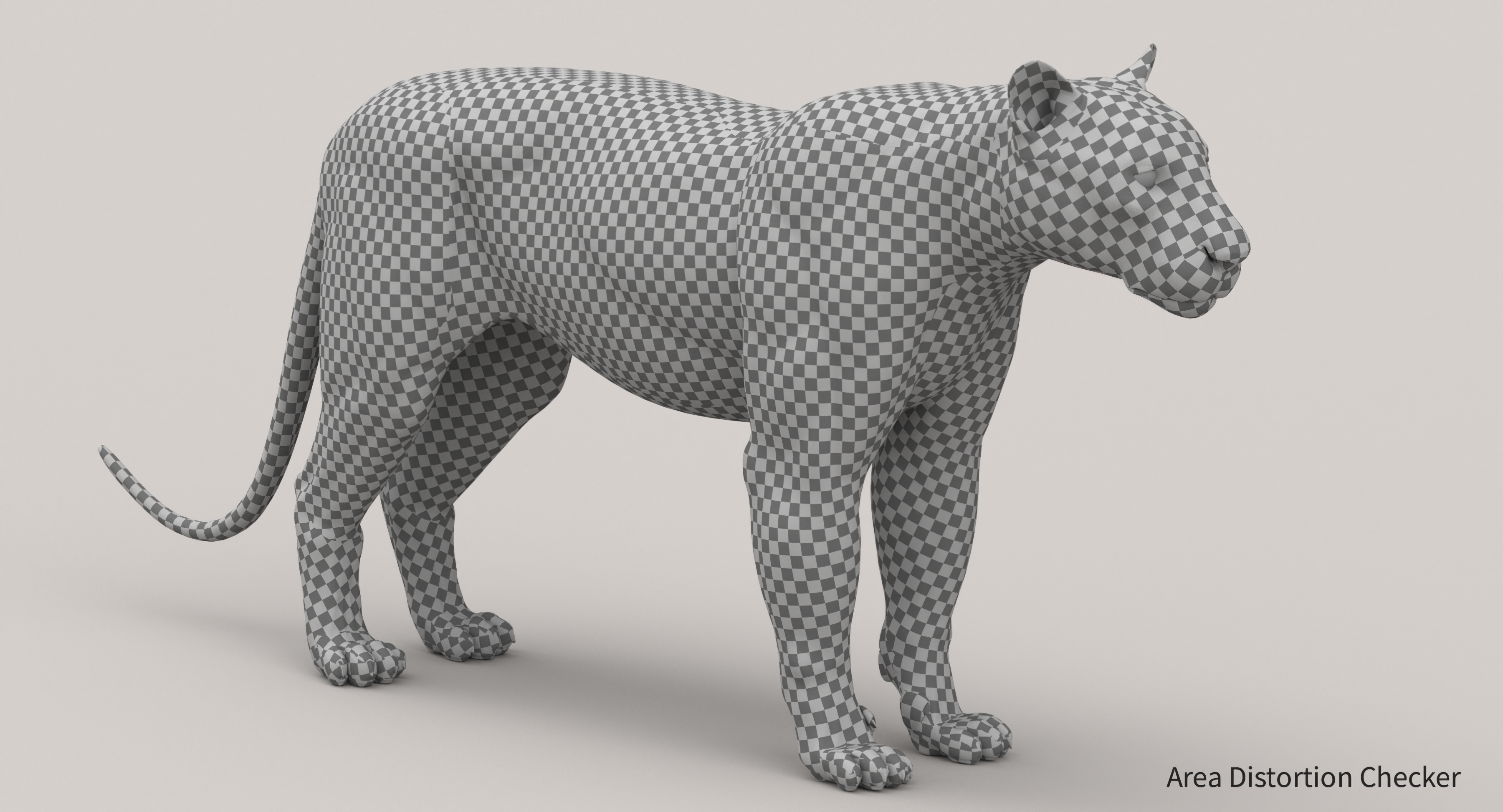 3d black panther leopard fur