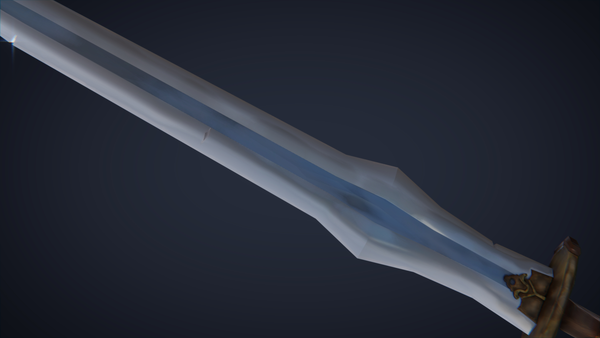 blender sword model