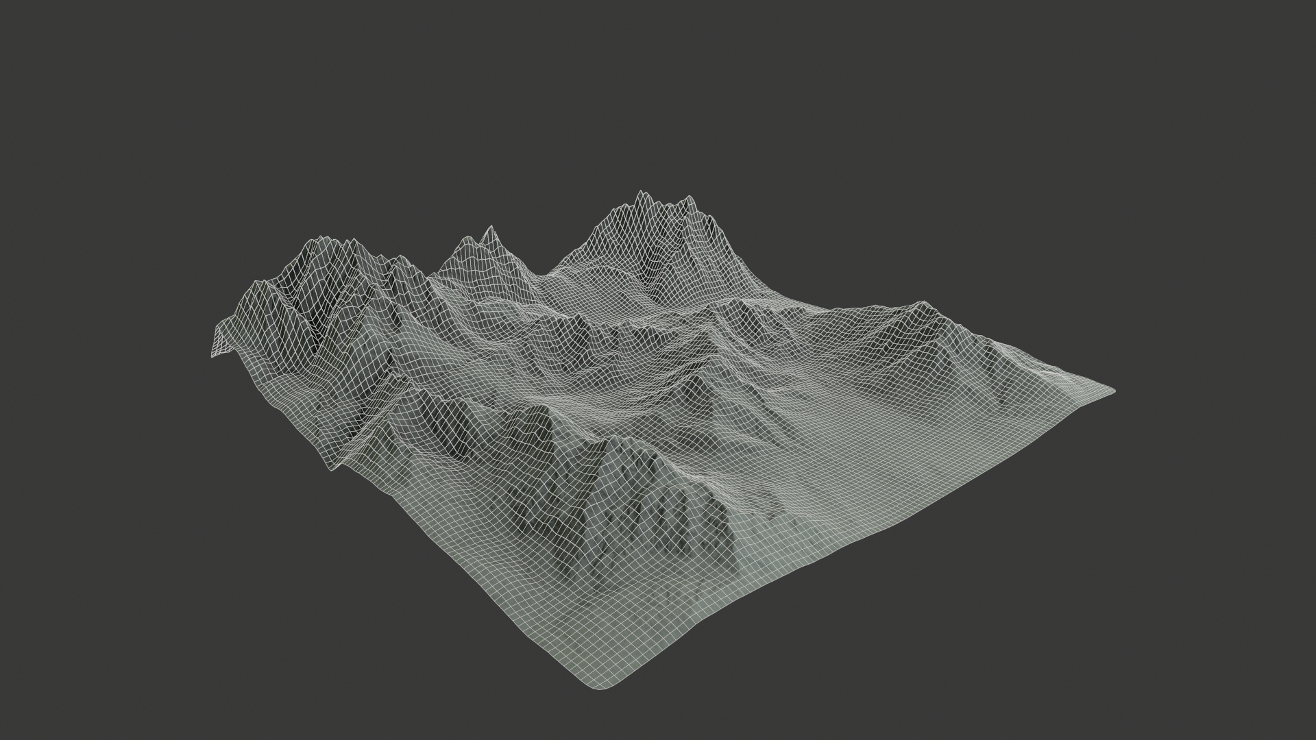 雪山3d模型