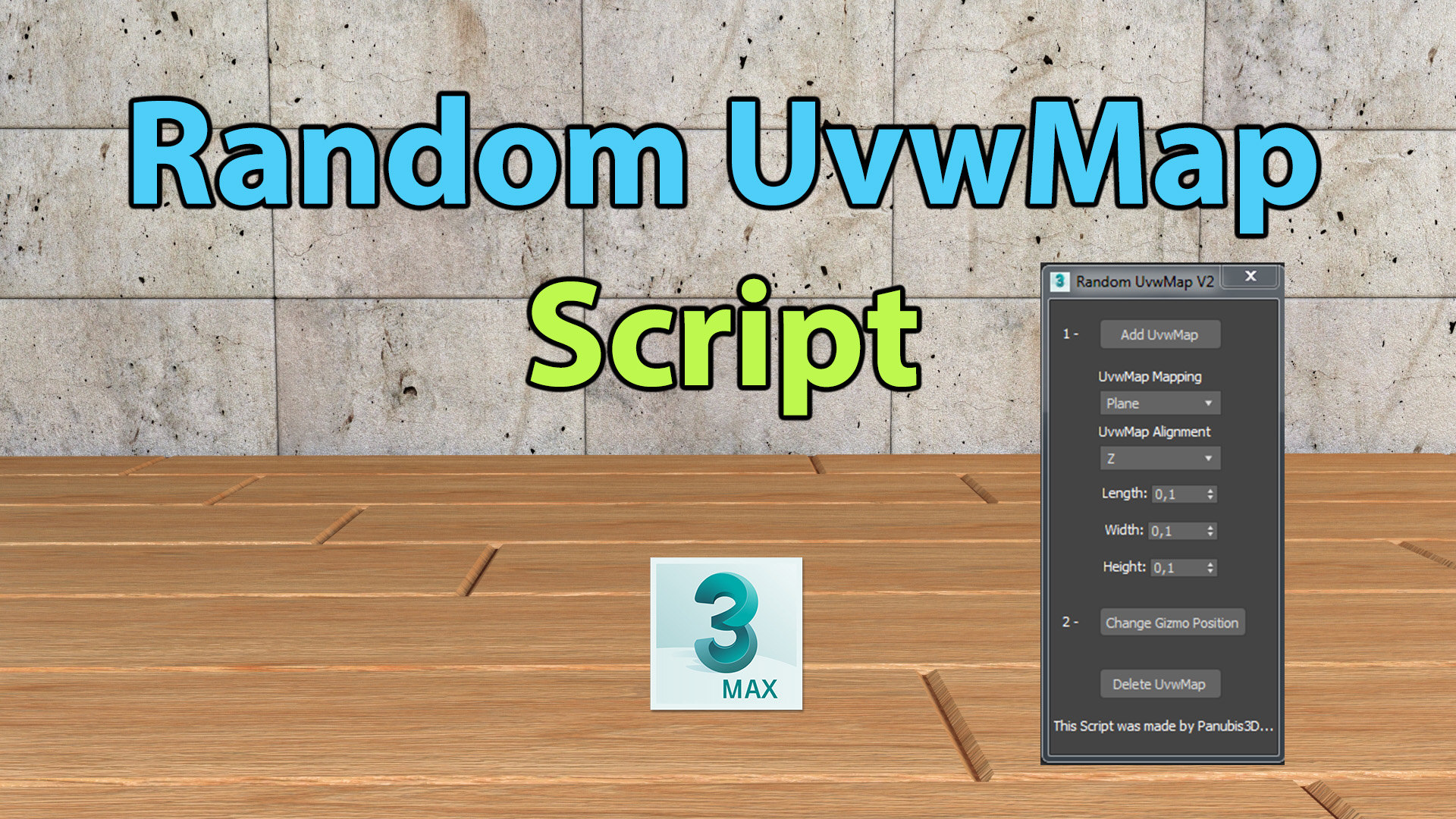 Scripts MaxScript Uvwmap Random 3dsmax