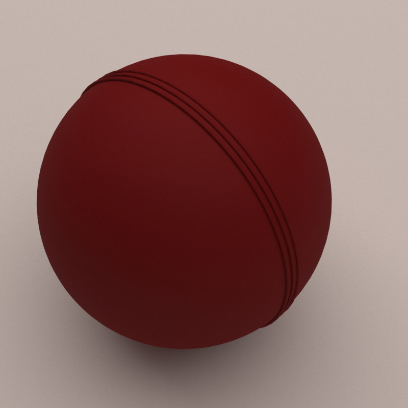 Cricket Ball 3D Model TurboSquid 1467131