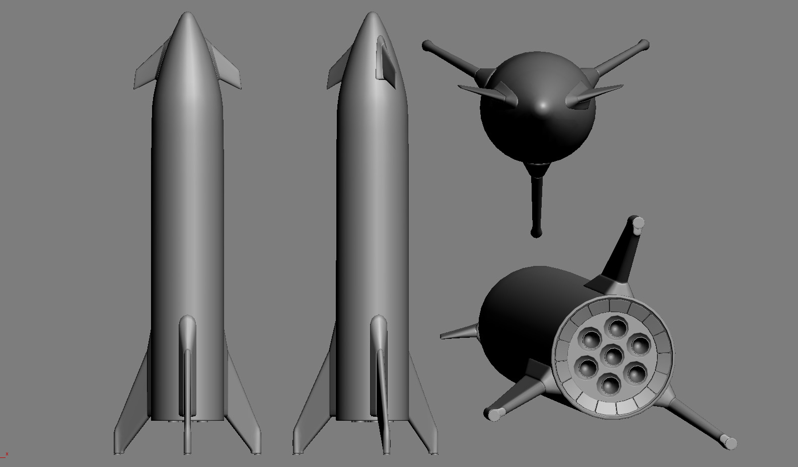 space ship model