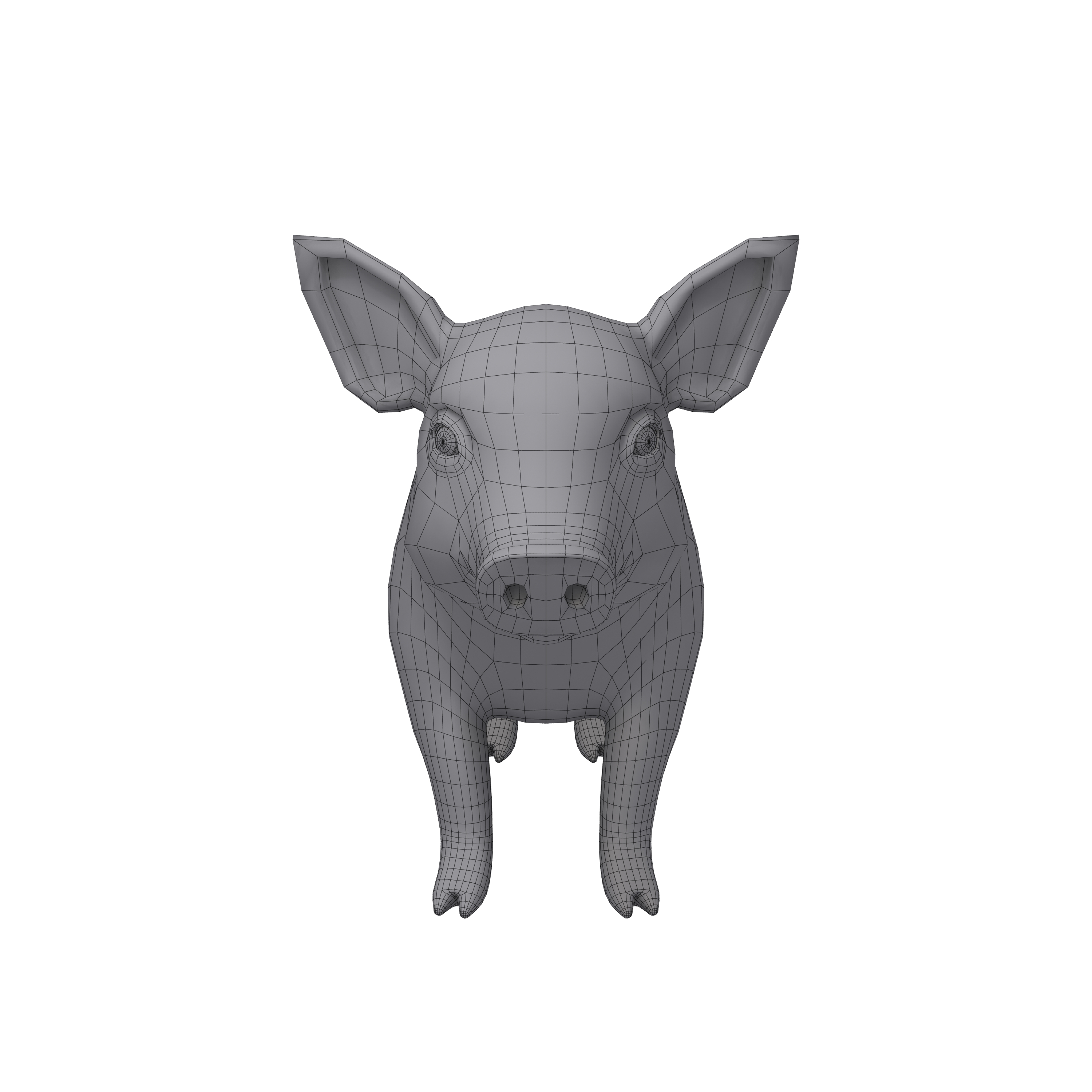 猪3d模型