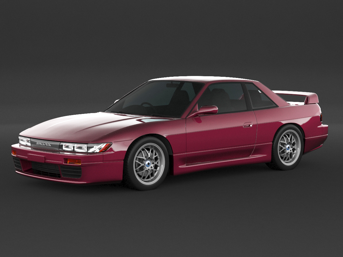 3d nissan silvia s13