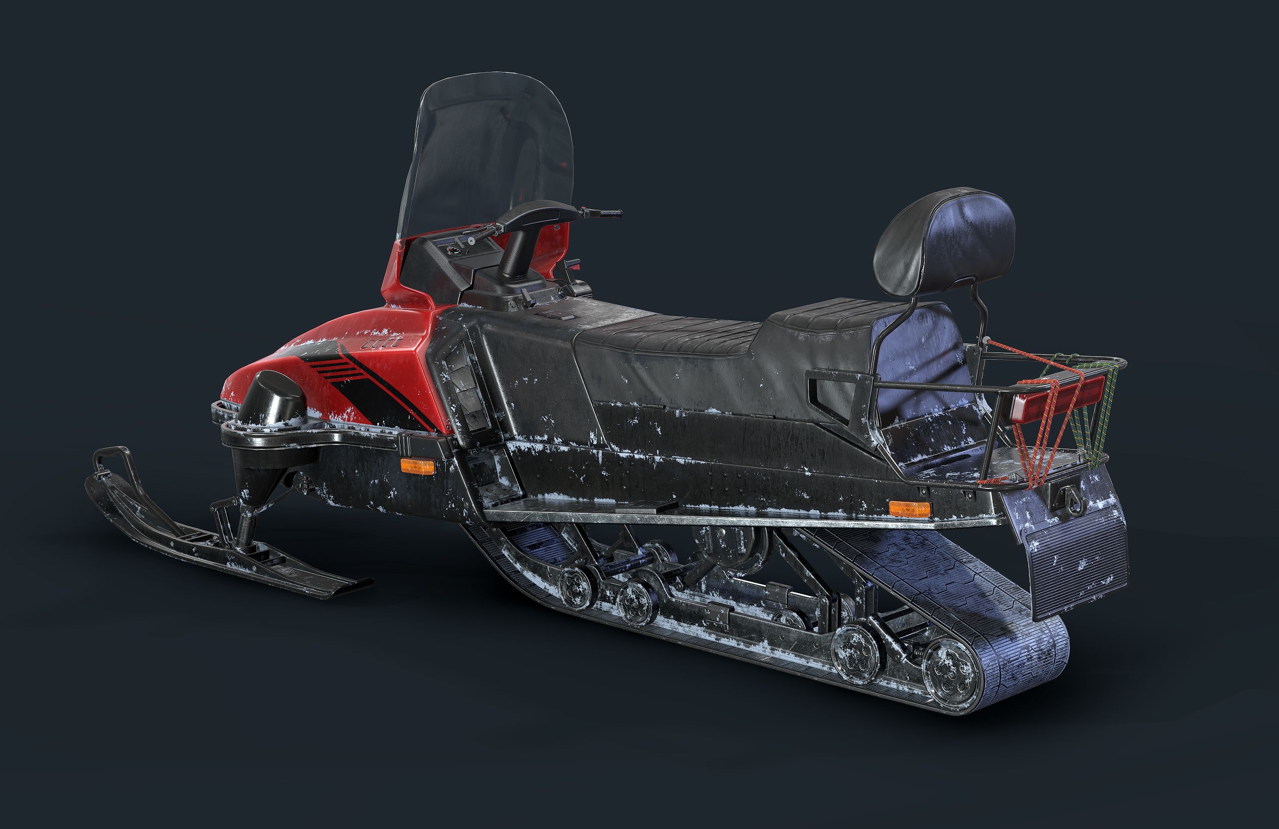 snowmobile低聚3d模型