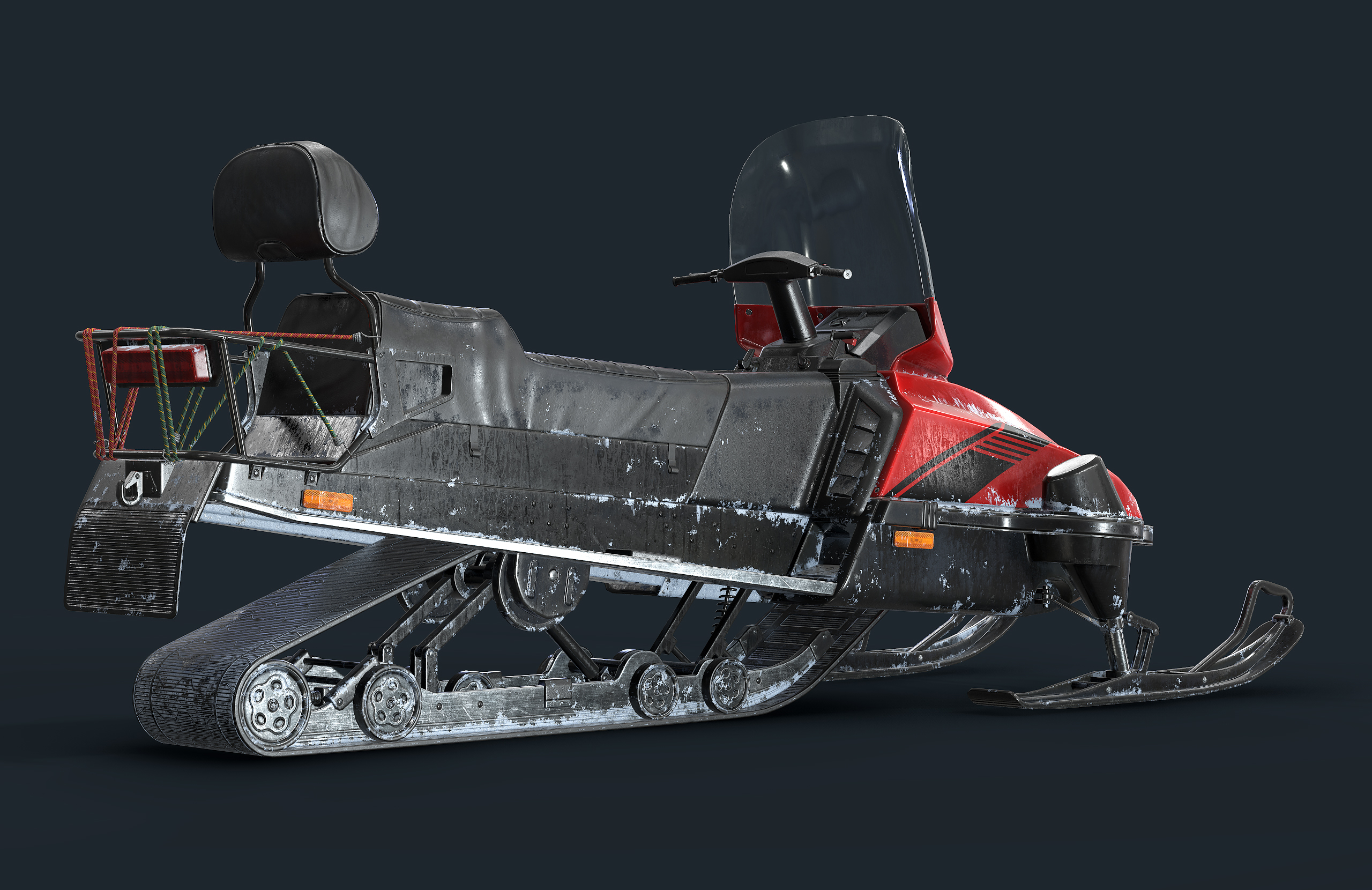 snowmobile低聚3d模型