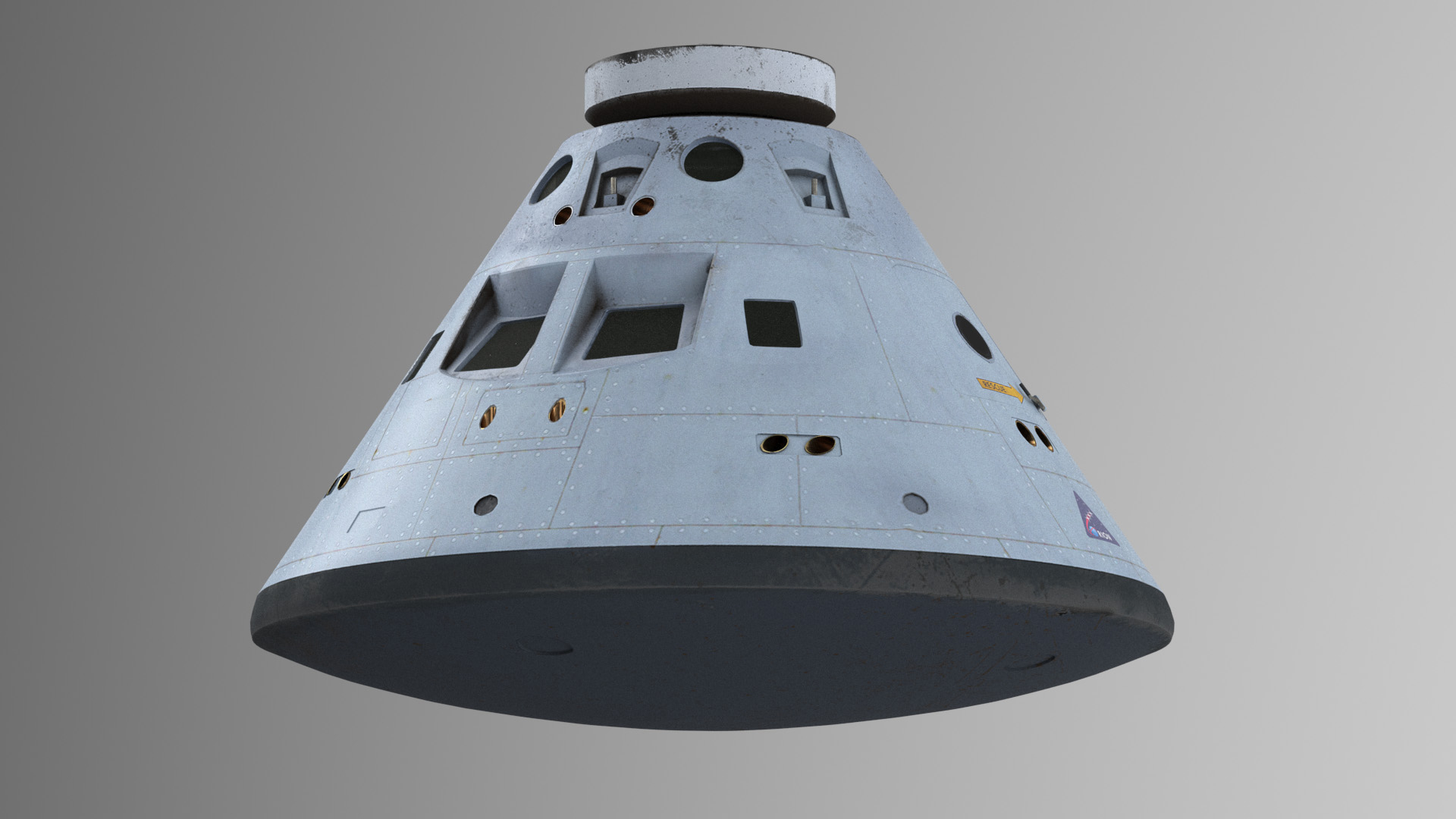 猎户座太空舱3d模型