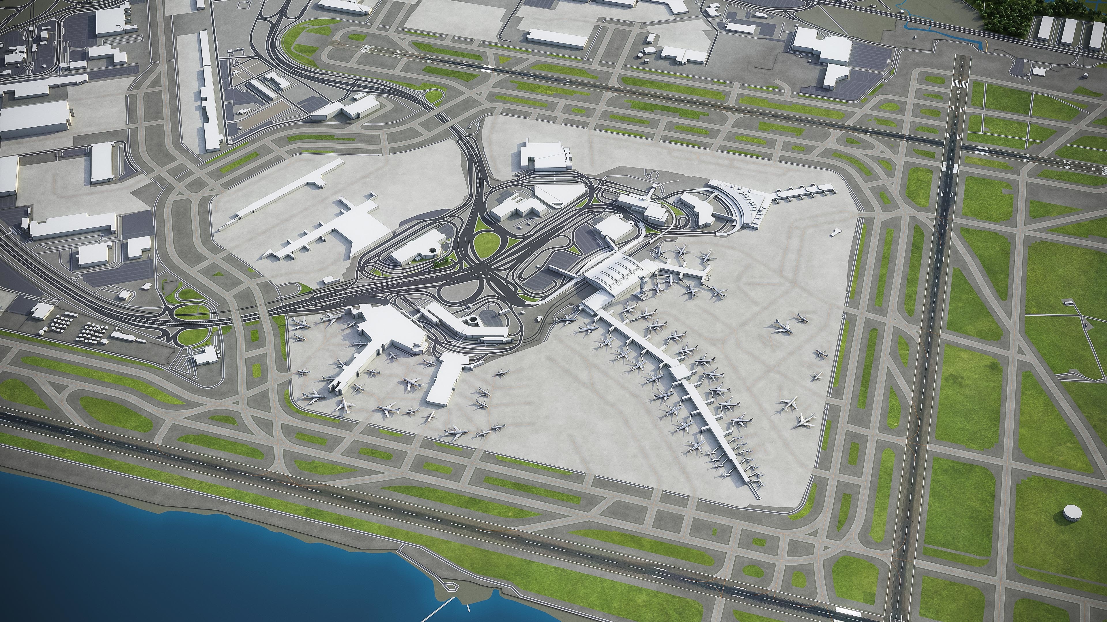 肯尼迪国际机场-肯尼迪国际机场3d模型
