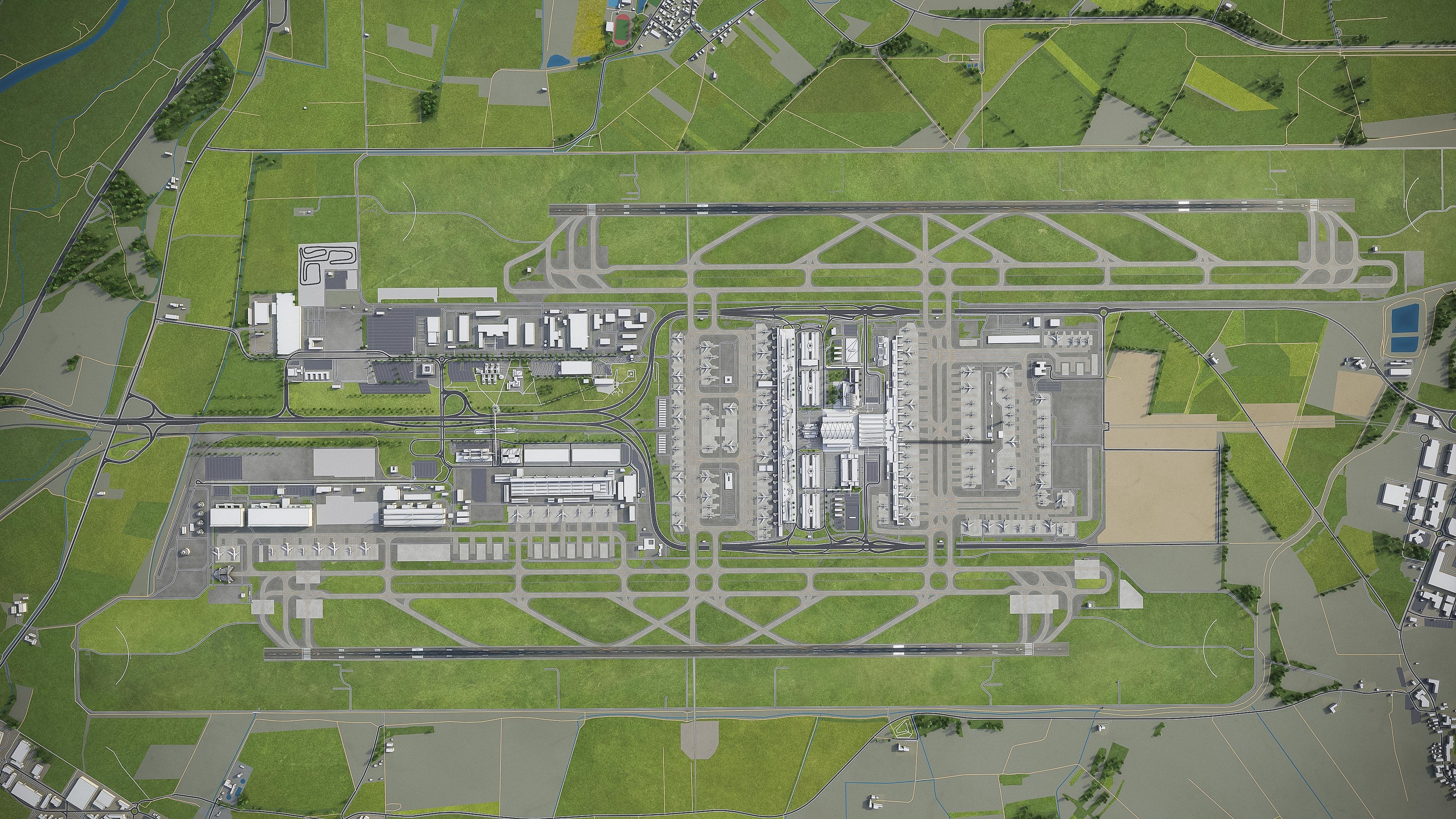 慕尼黑国际机场-muc3d模型