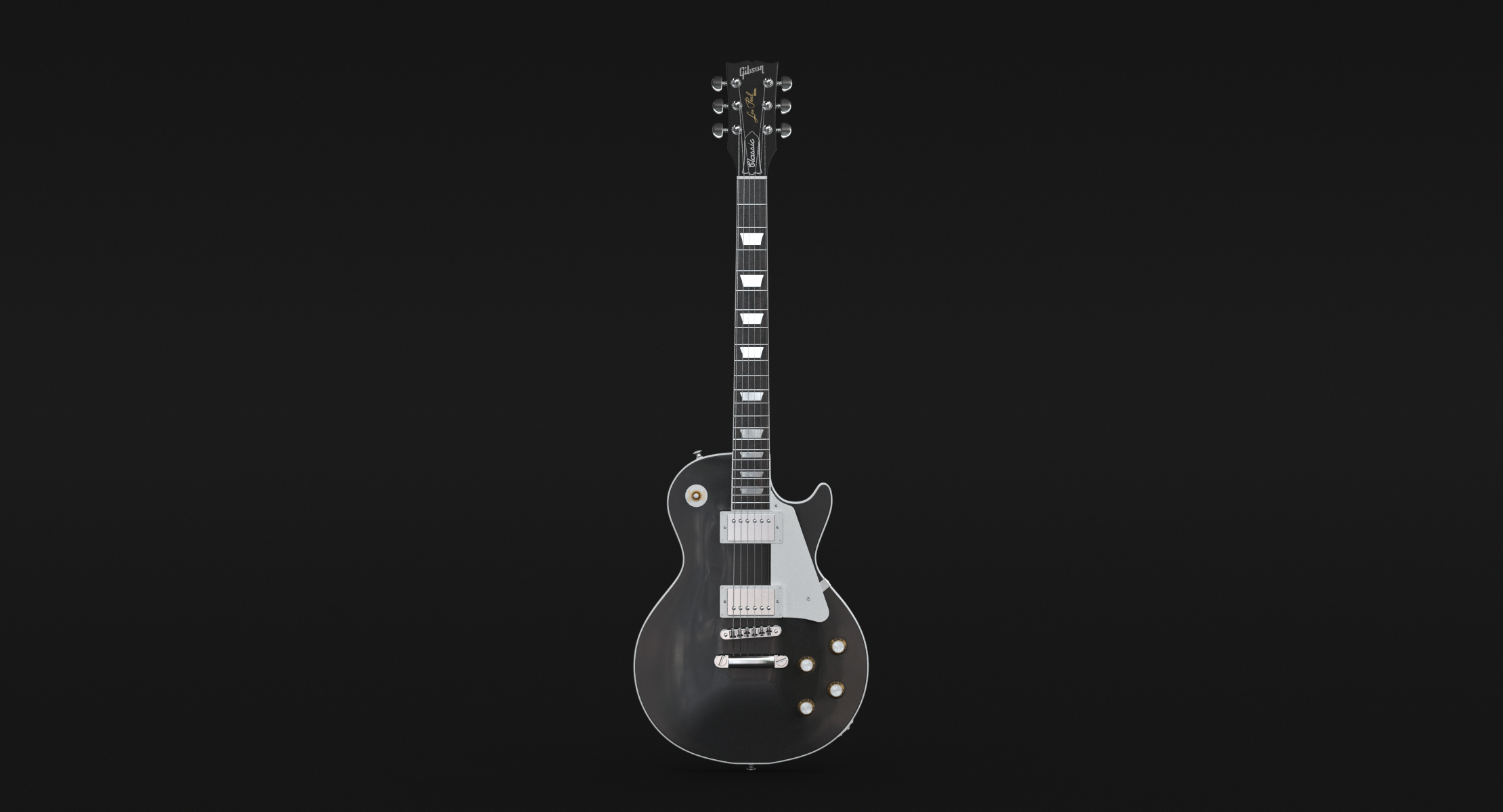 电吉他gibson les paul3d模型