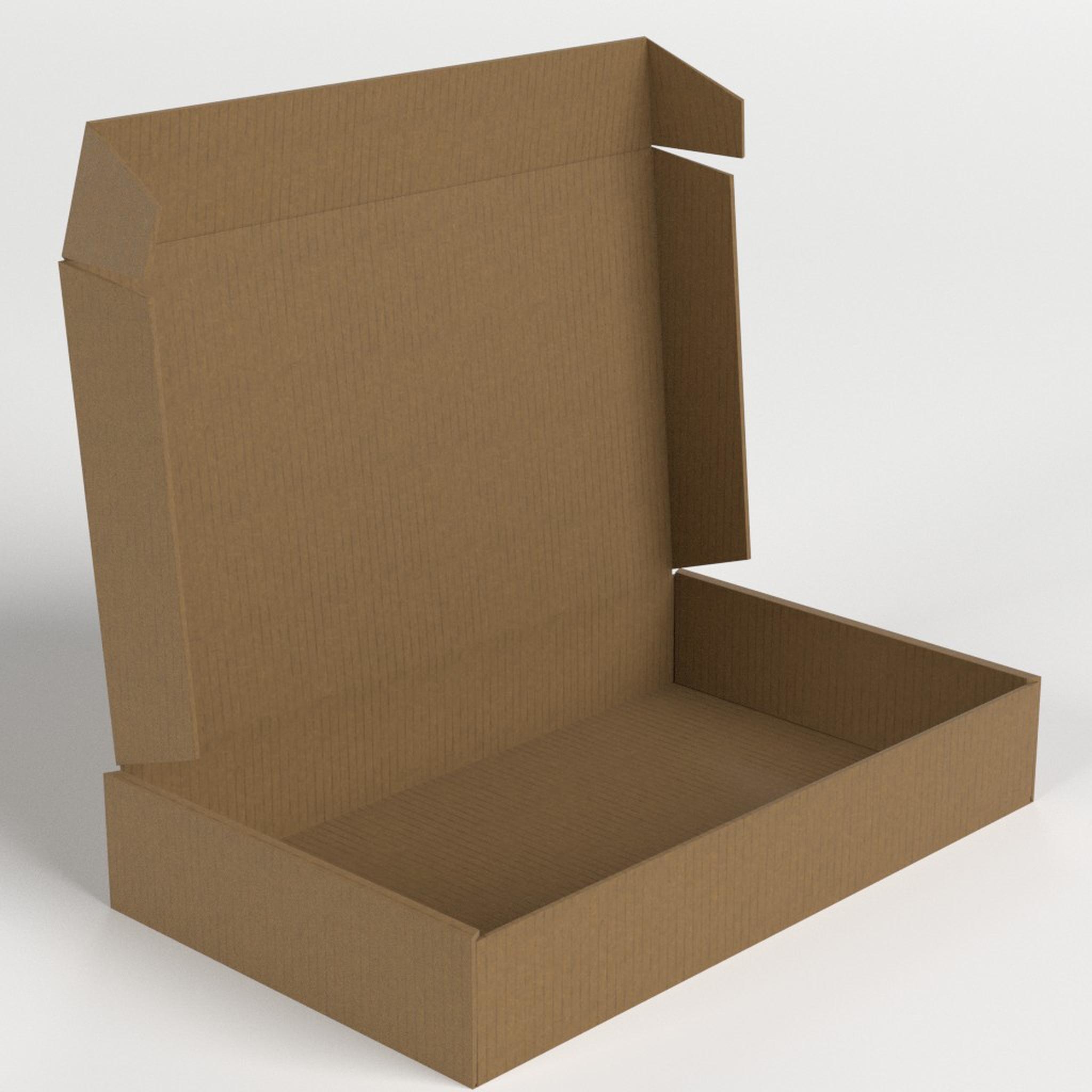 carton box open 3d