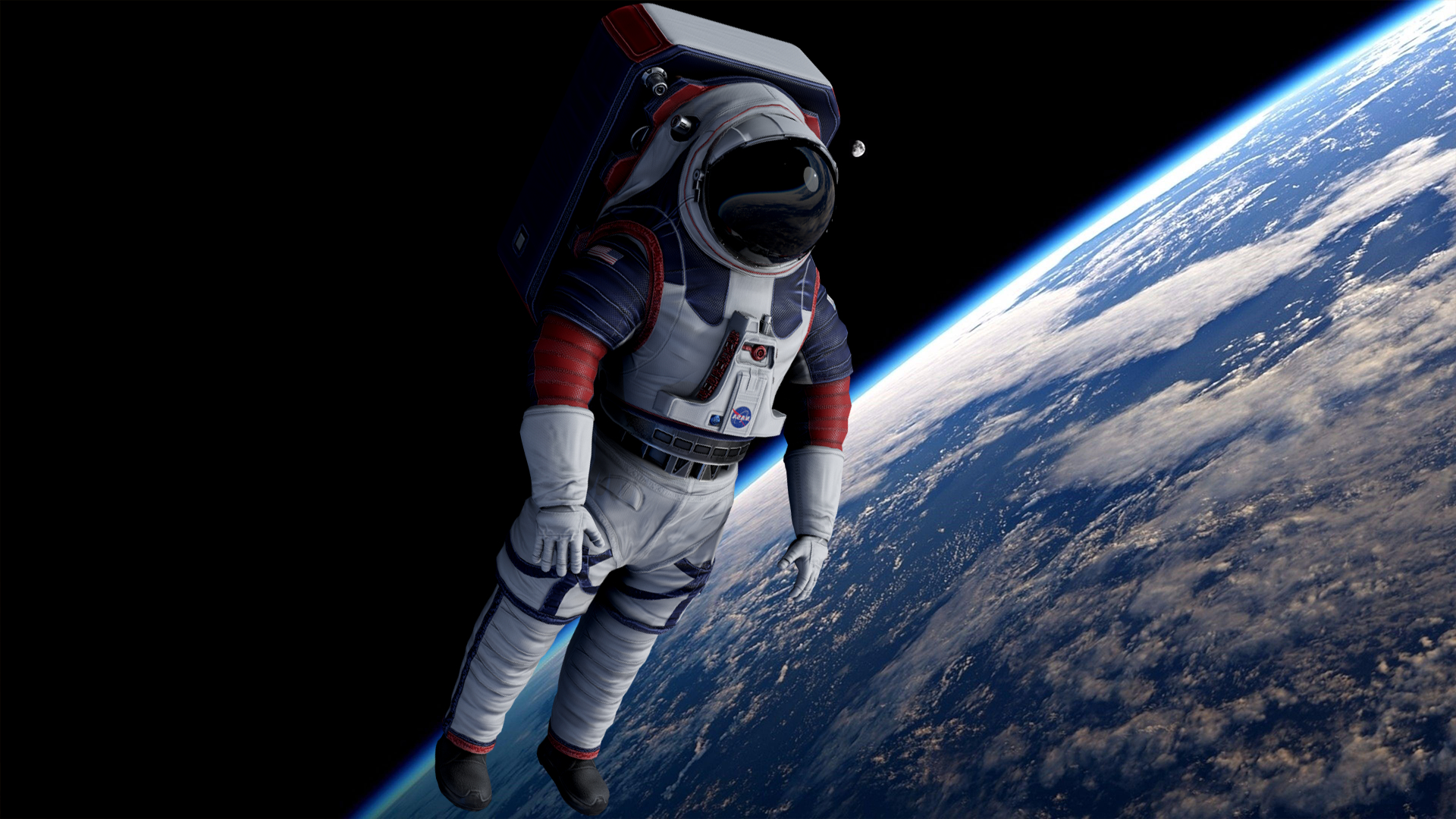 nasa 2024 xemu moon spacesuit3d模型
