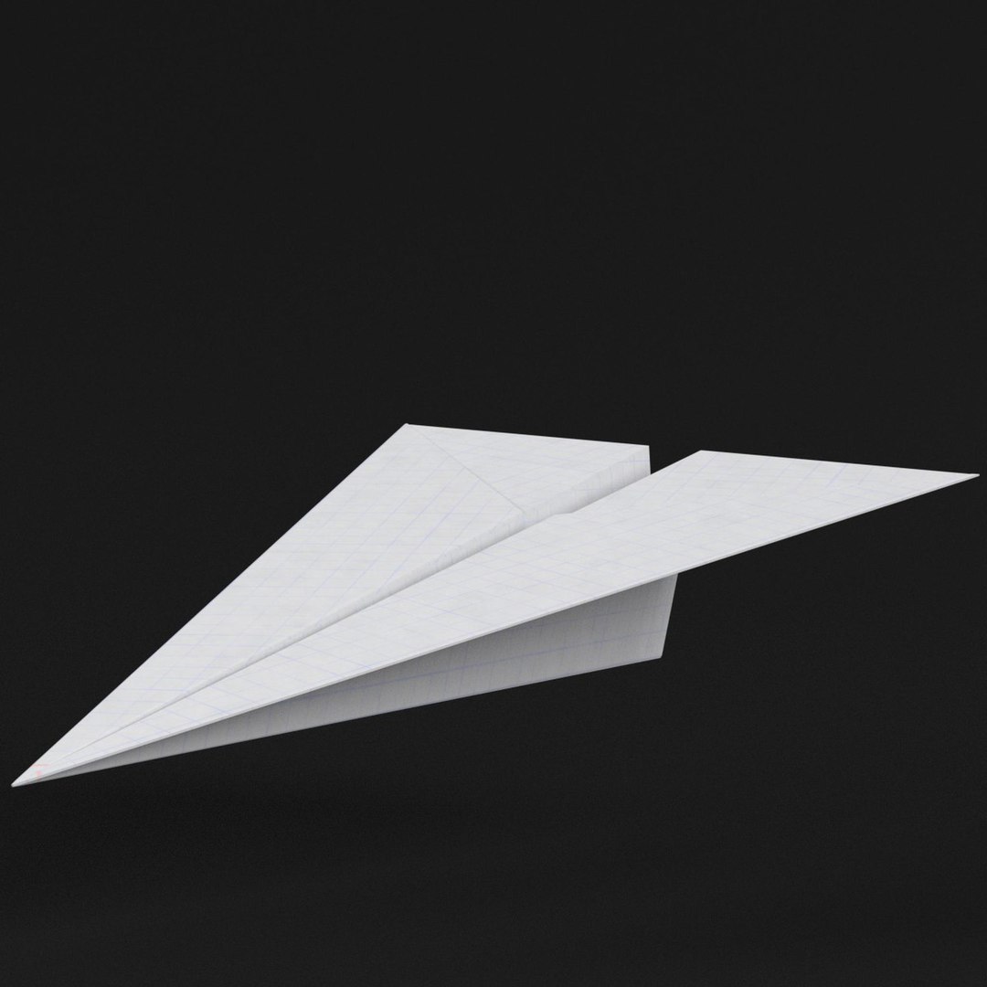 纸飞机13d模型