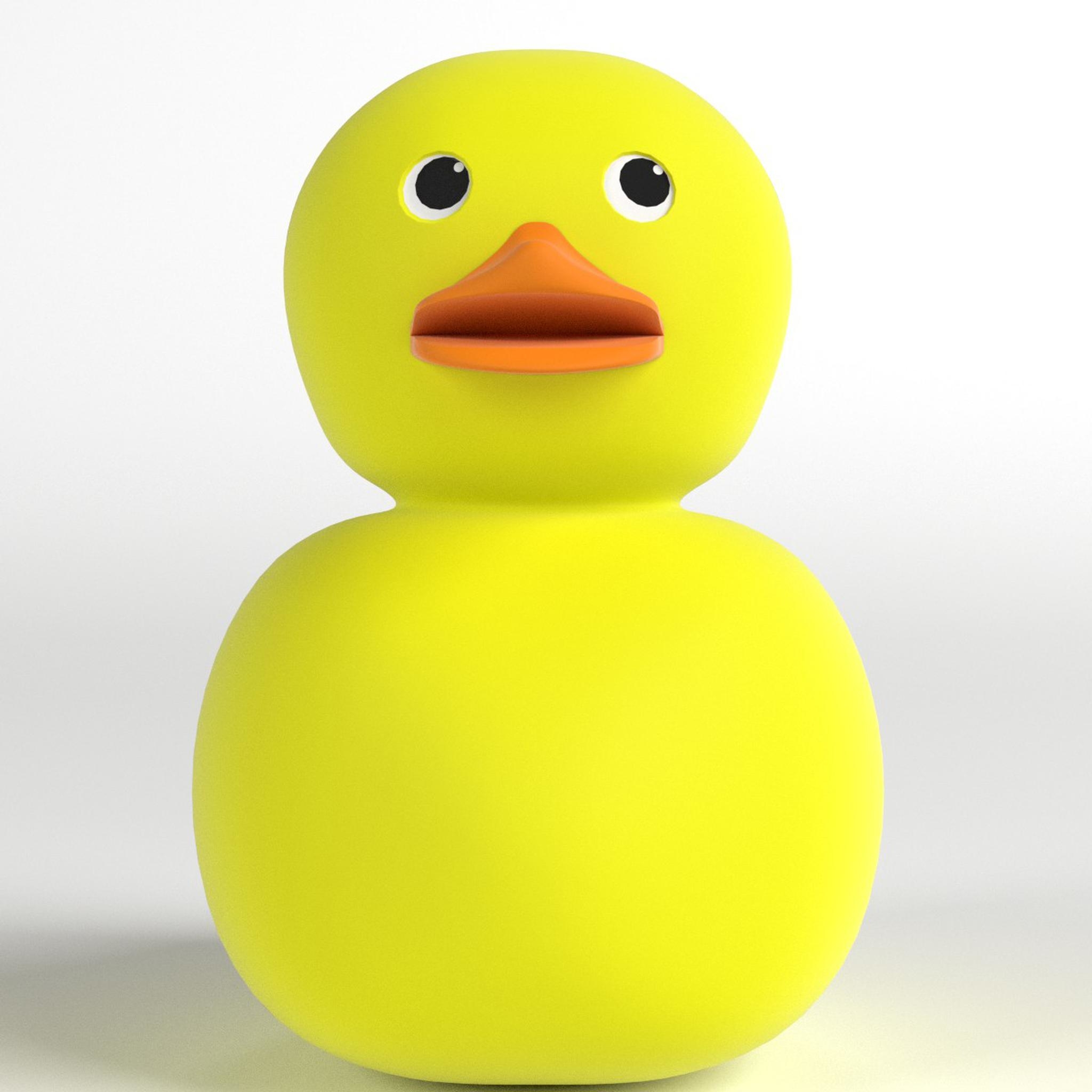 3d model rubber duck