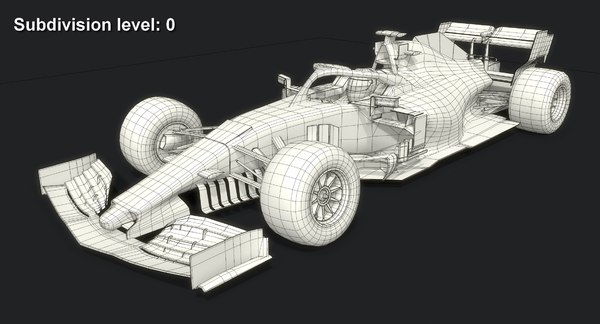 Formula 1 Red Race Car 3D TurboSquid 1511730