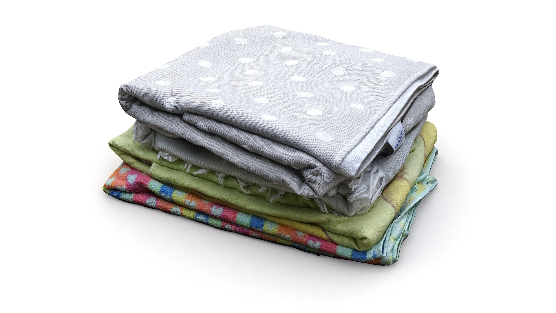 clothes collection 25 towels3d模型