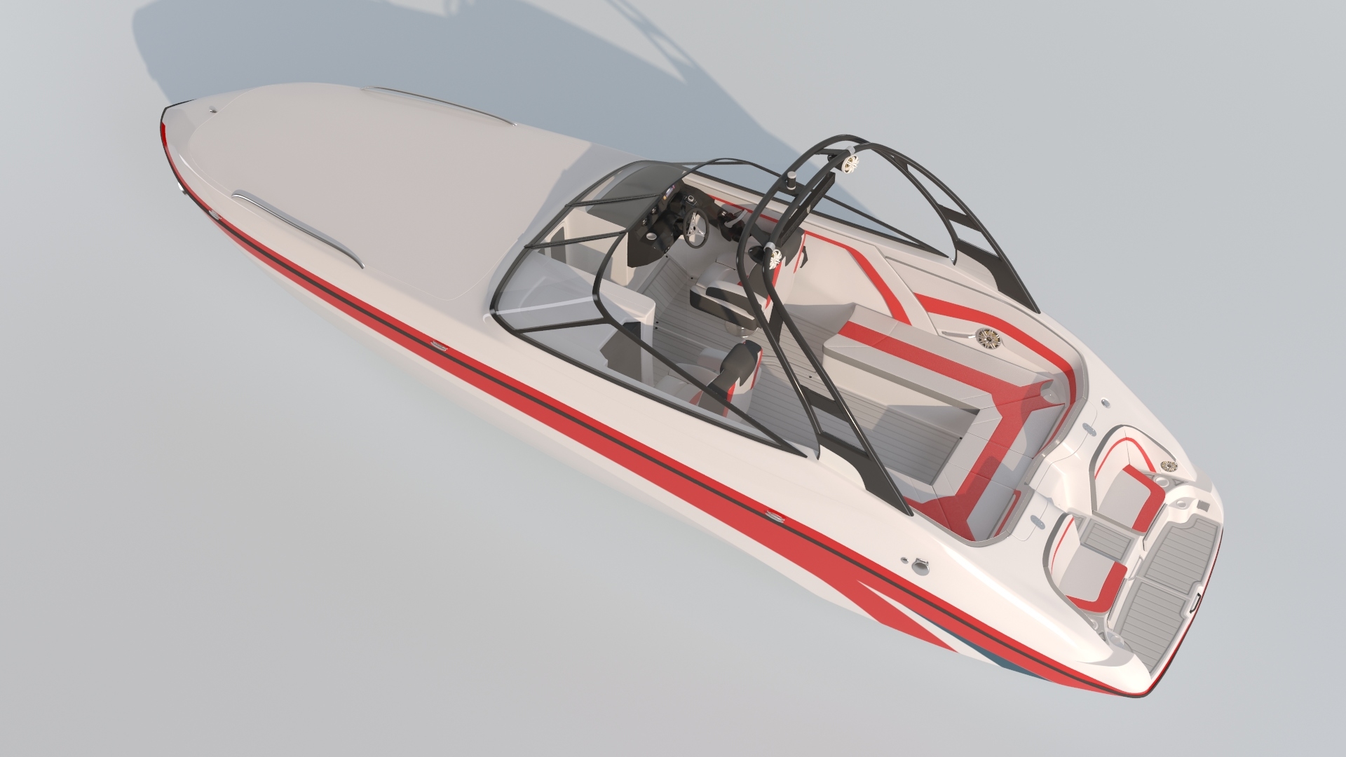 speed motorboat3d模型