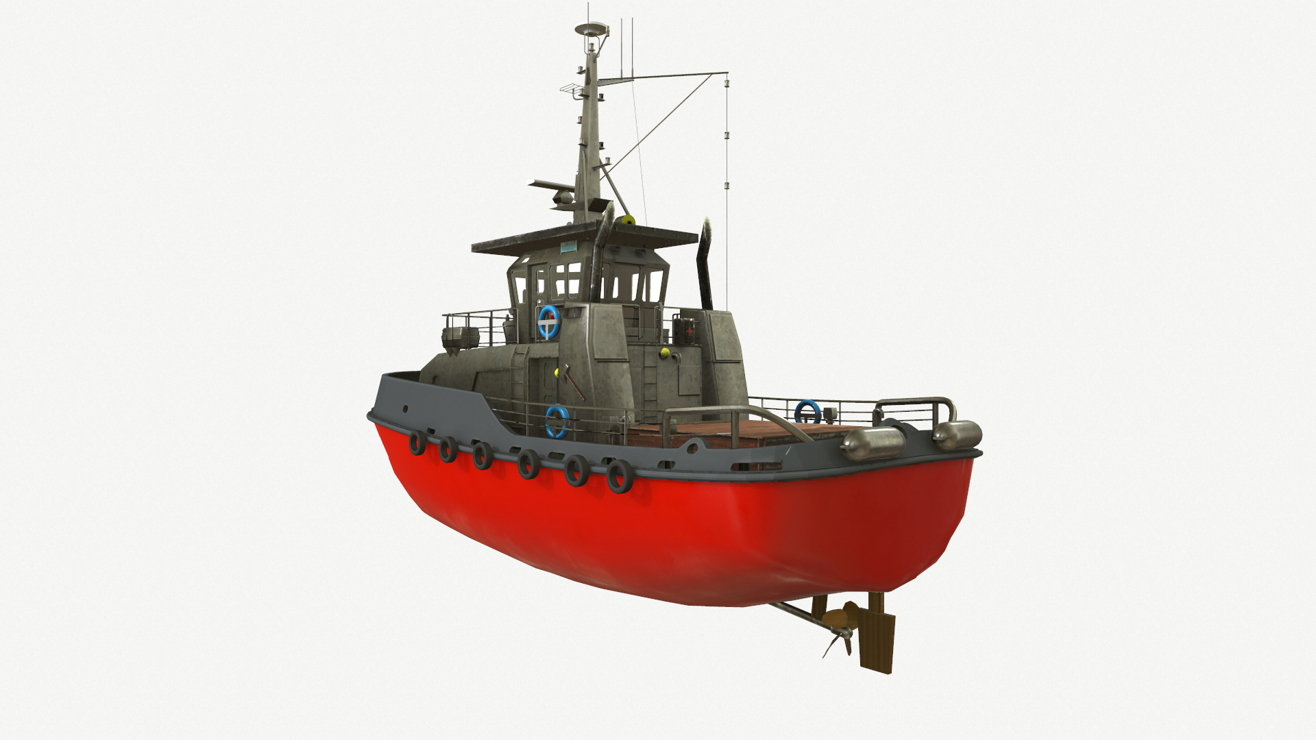 tug boat3d模型