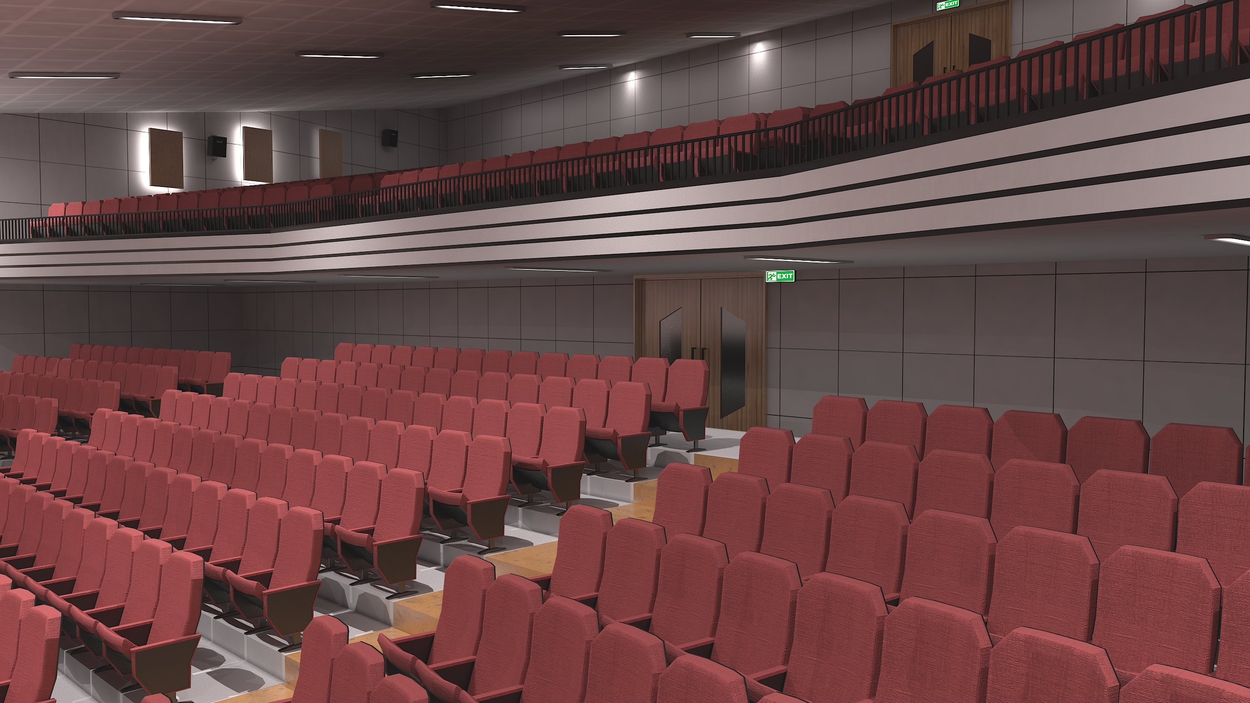 piano concert hall3d模型