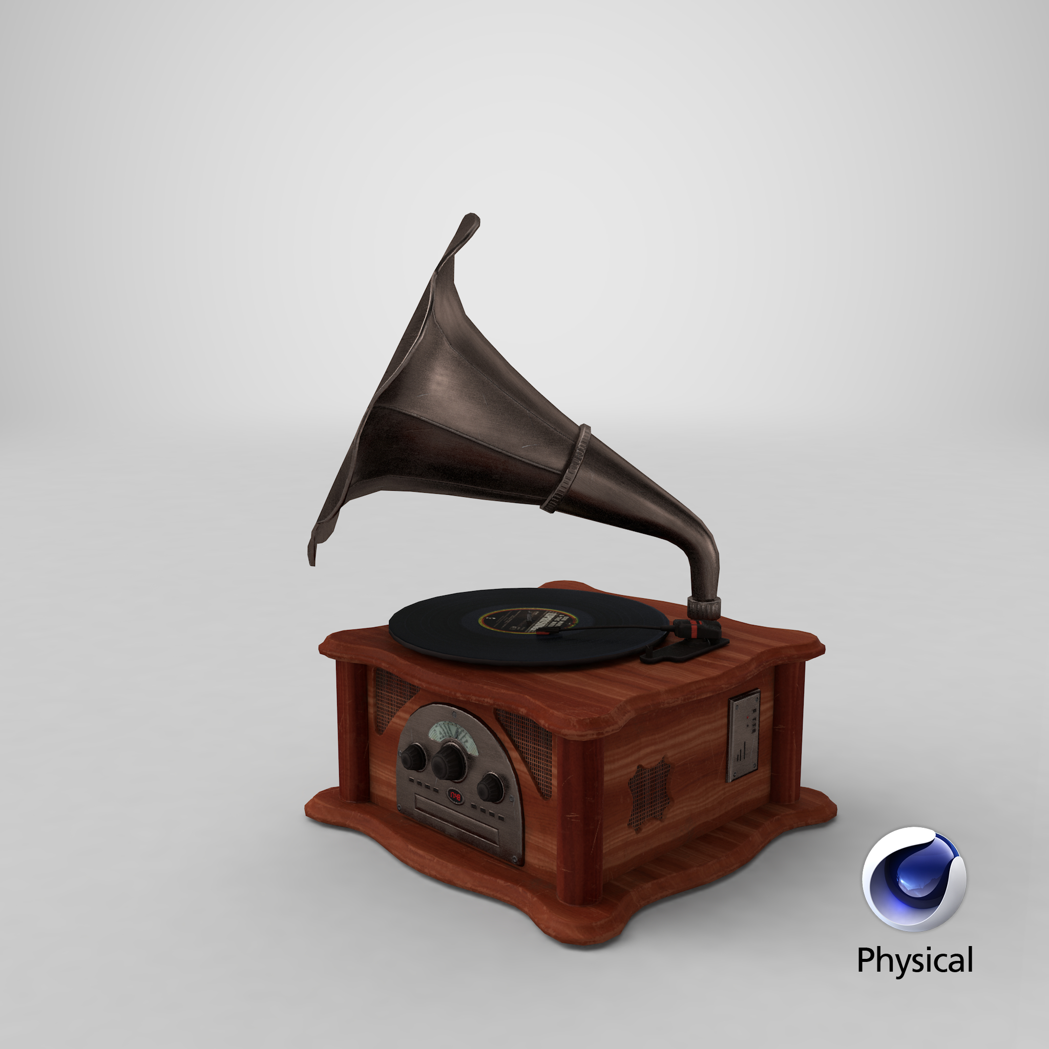 gramophone gameready3d模型