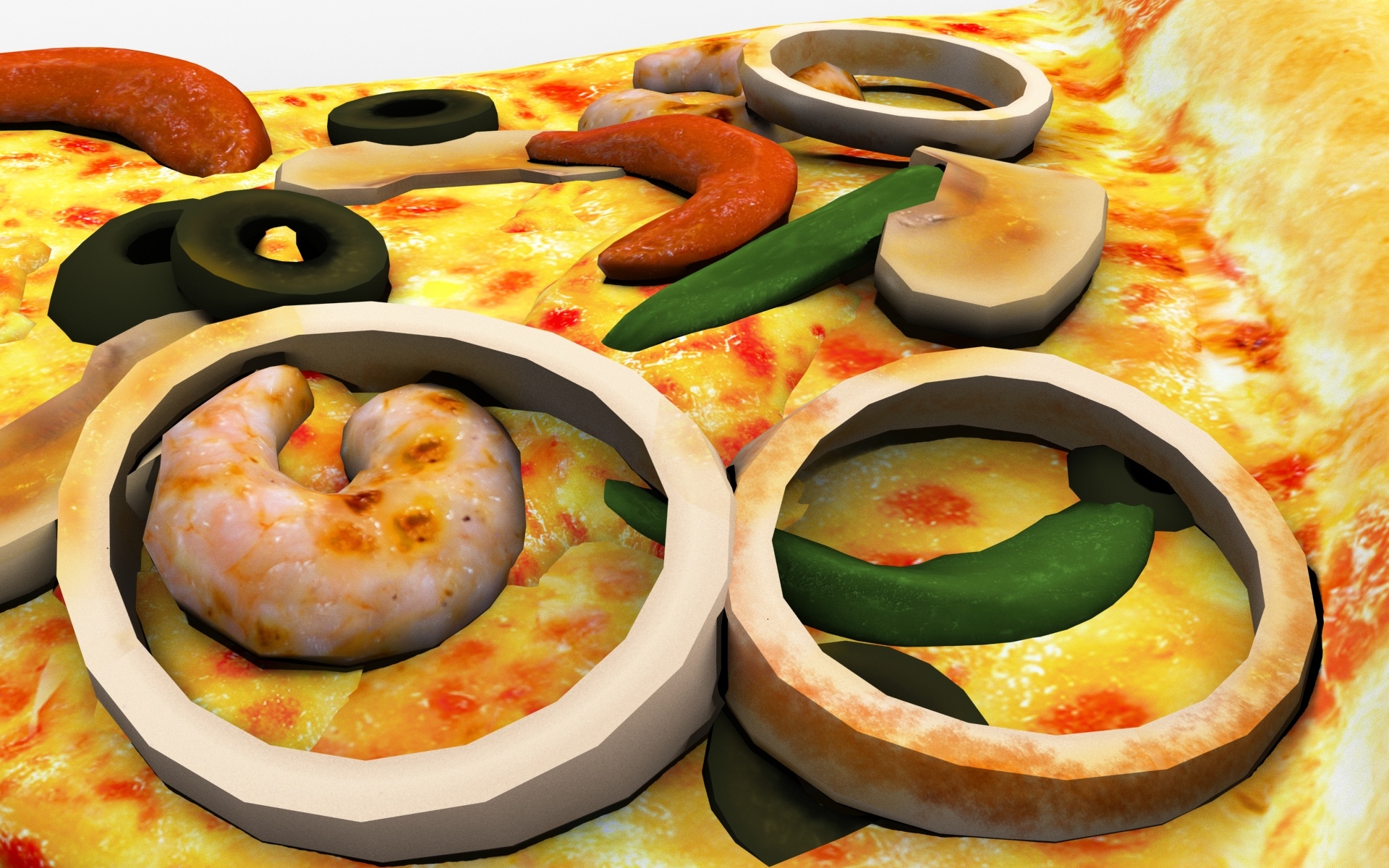 pizza3d模型