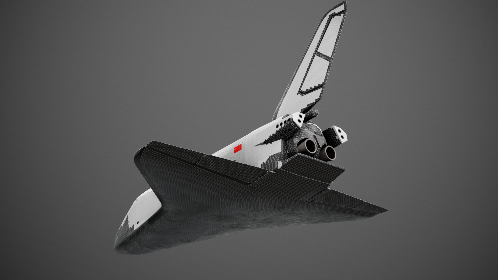 buran spaceplane & energia rocket3d模型