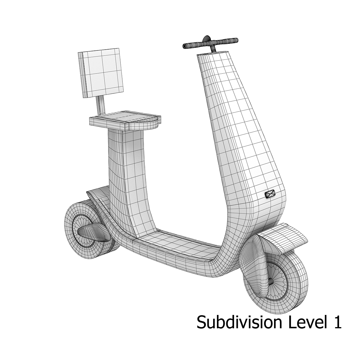kick & mobility scooter3d模型
