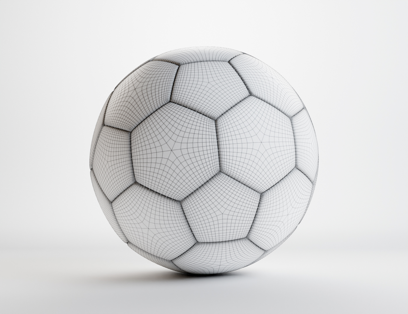 sport football ball 3d model