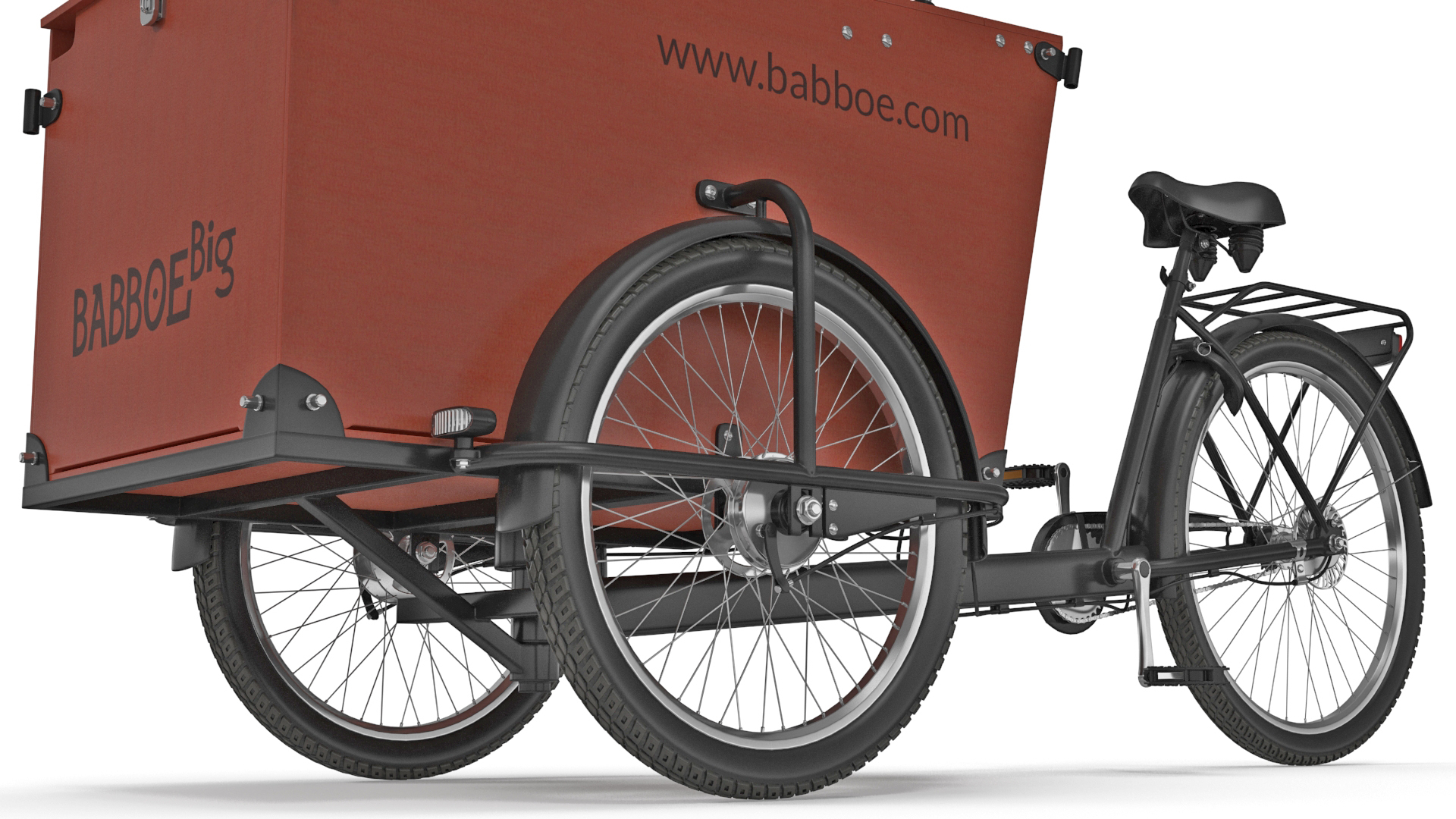 babboe transporter cargo bike3d模型