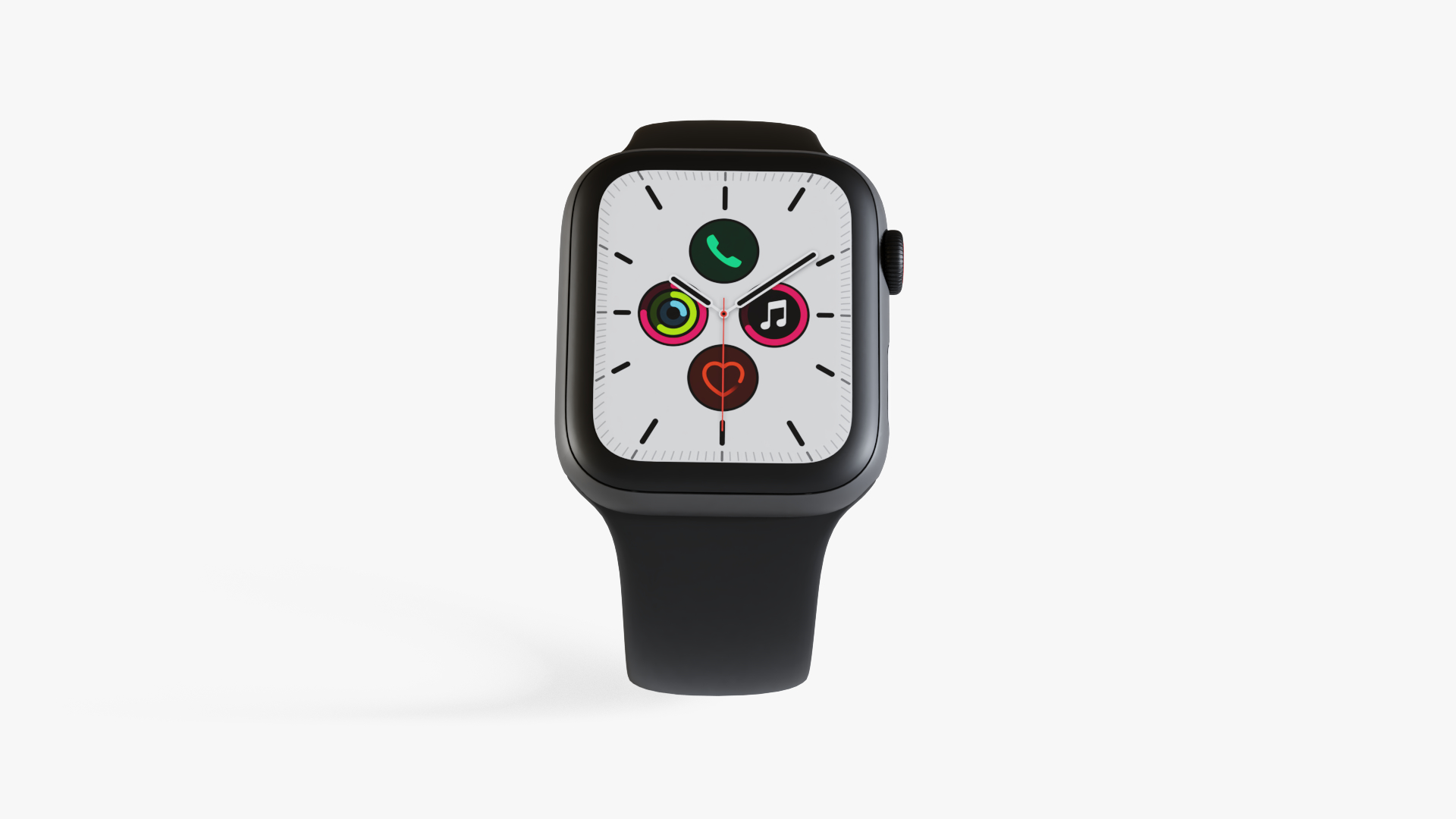 apple watch series 5 black3d模型