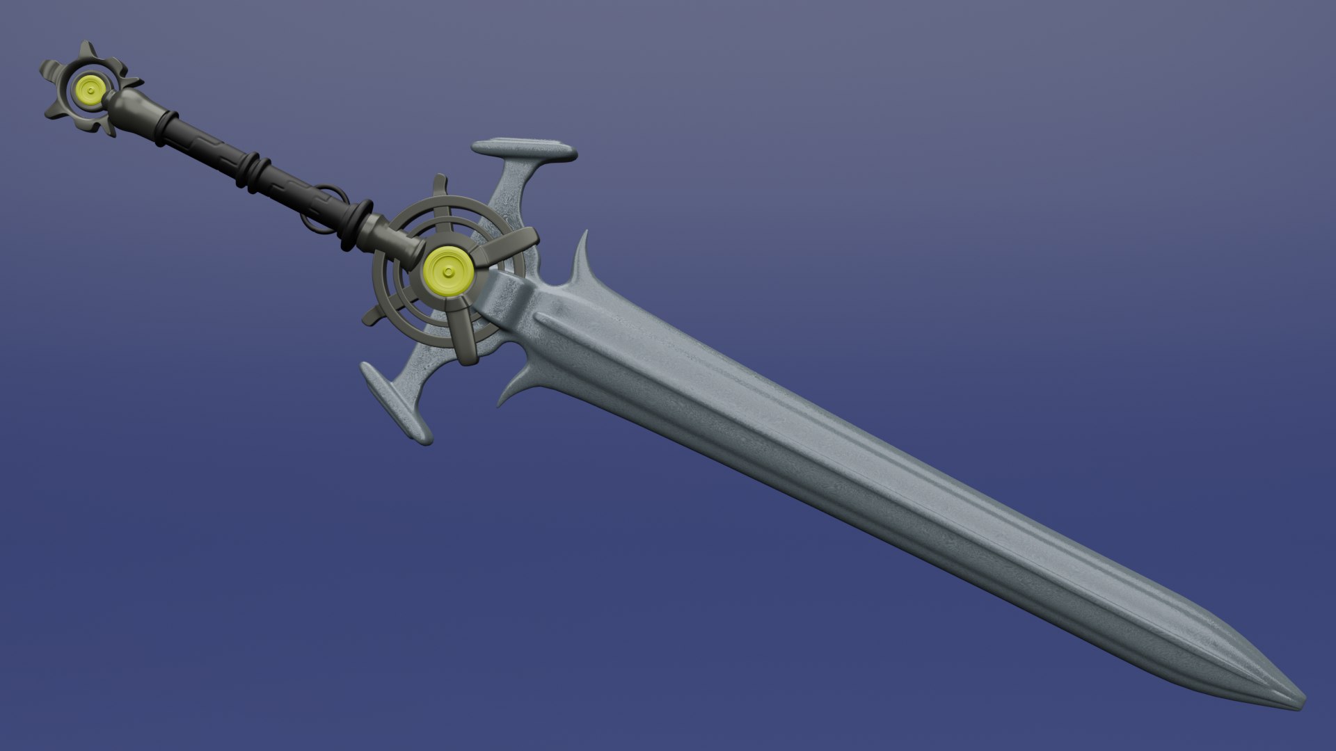 weapon sword of a knight3d模型
