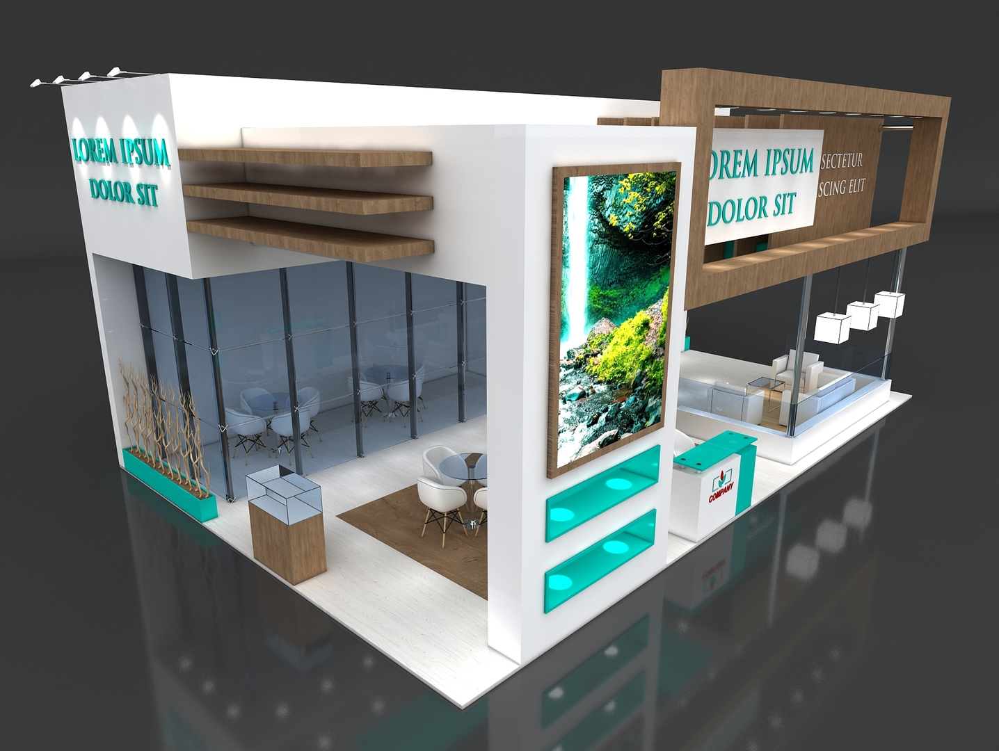 Booth Exhibit Stand 3D Model TurboSquid 1618523