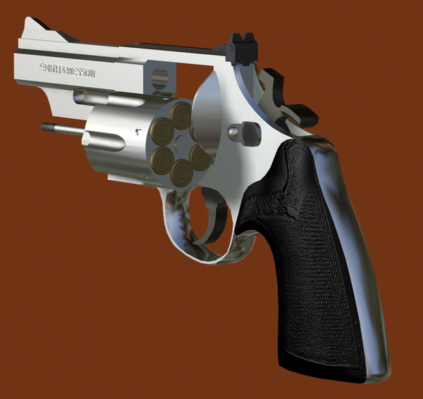 3ds 44 magnum revolver gun