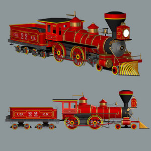 train engine 3d