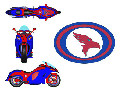 superhero motorcycle 3ds