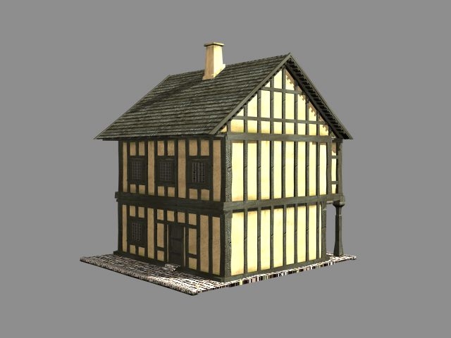medieval house 3d model medieval house 3d model