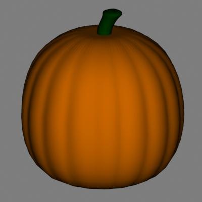 lightwave南瓜模型