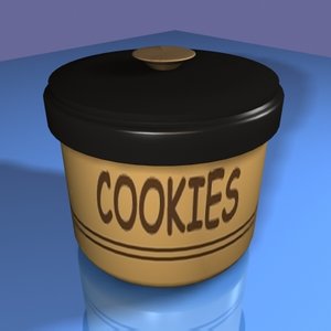 3d cookie jar