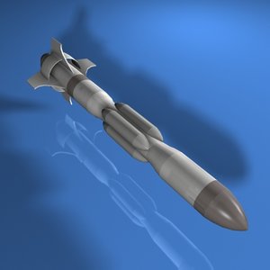missile rocket 3d model