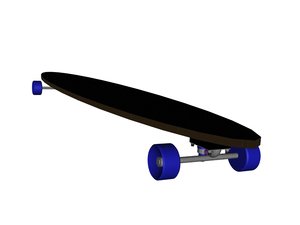 free skateboards 3d model