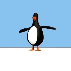 penguin cartoon 3d model