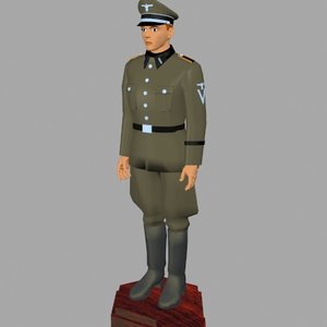 world war german 3d model