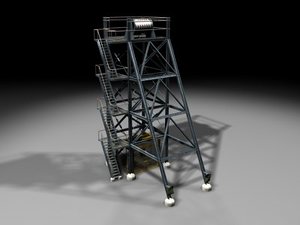3ds max mining tower